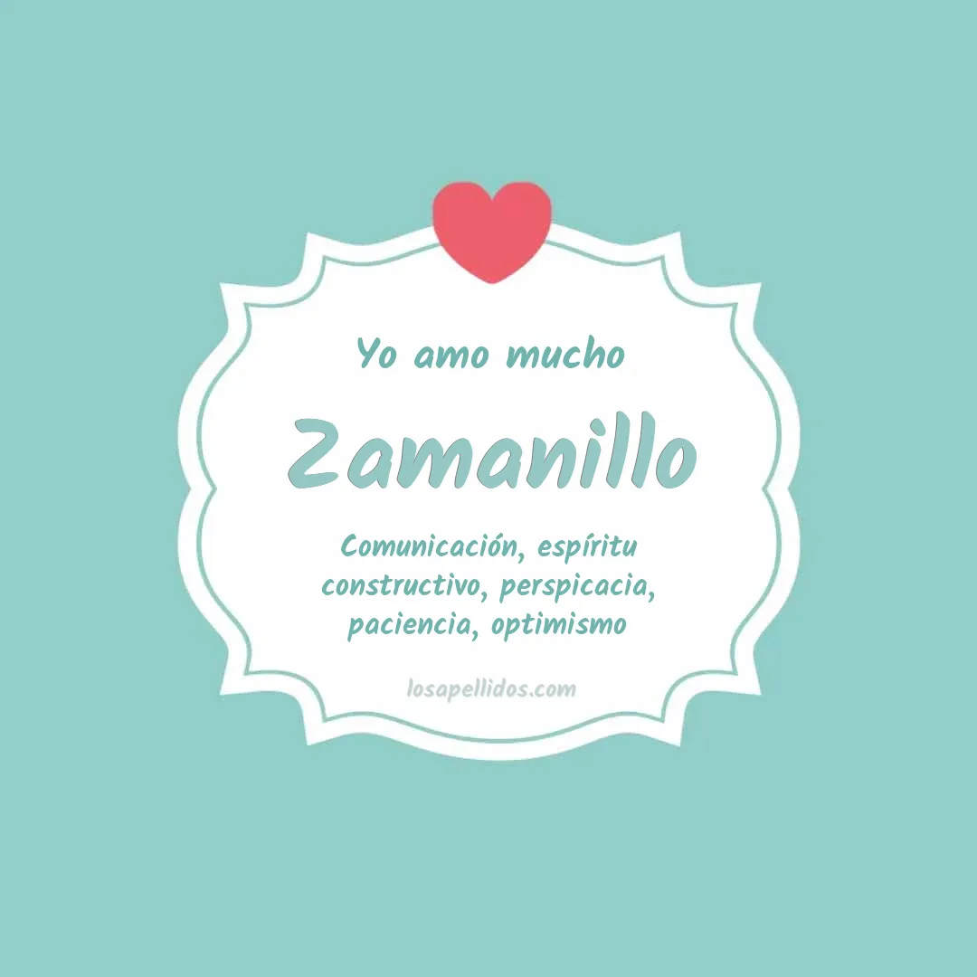 Yo amo mucho Zamanillo