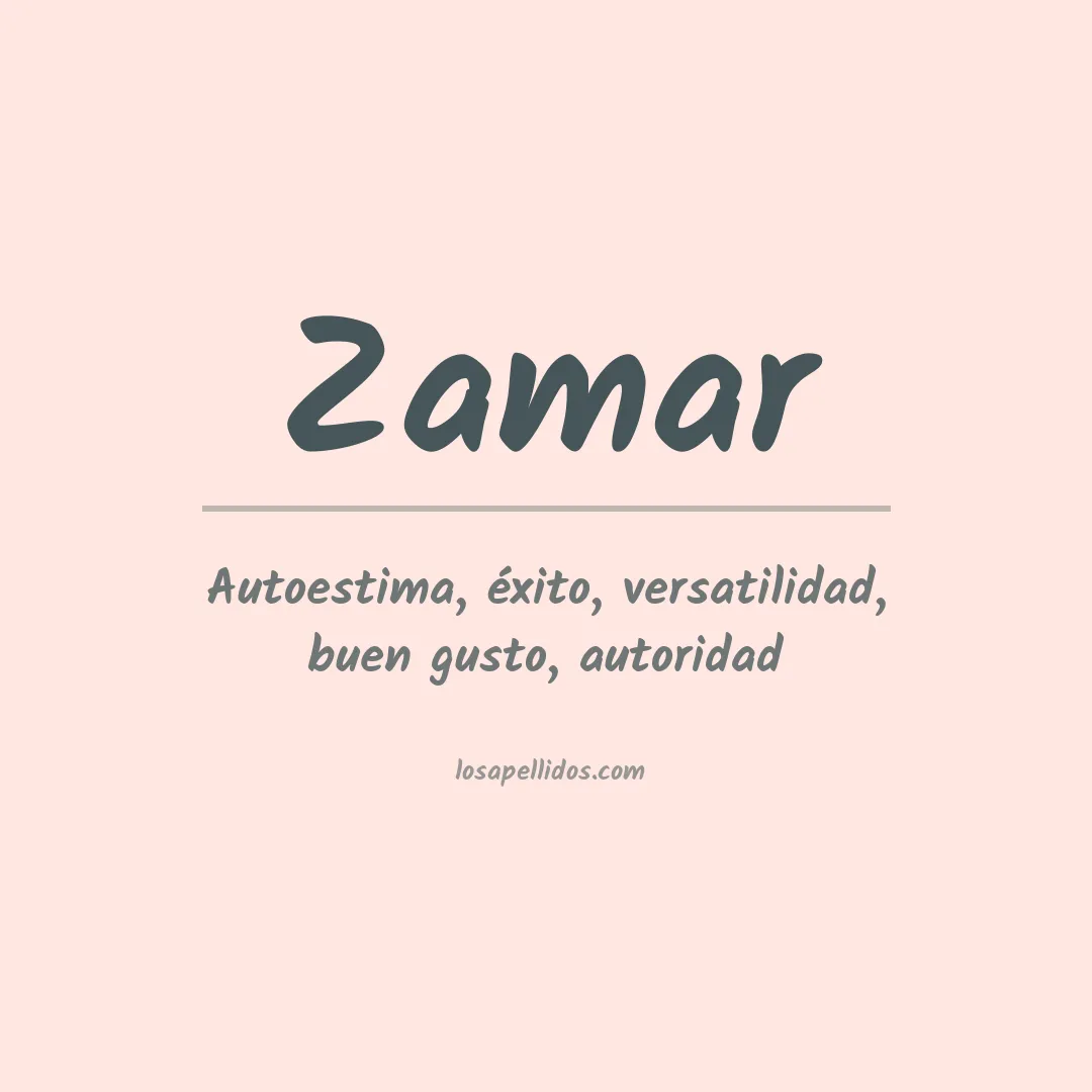 Apellido Zamar