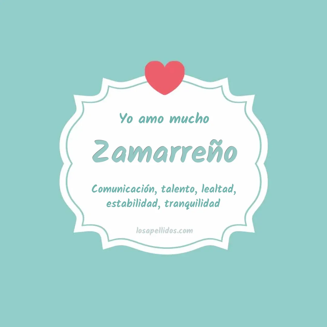 Yo amo mucho Zamarreño