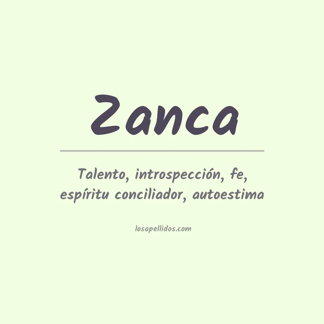 Apellido Zanca