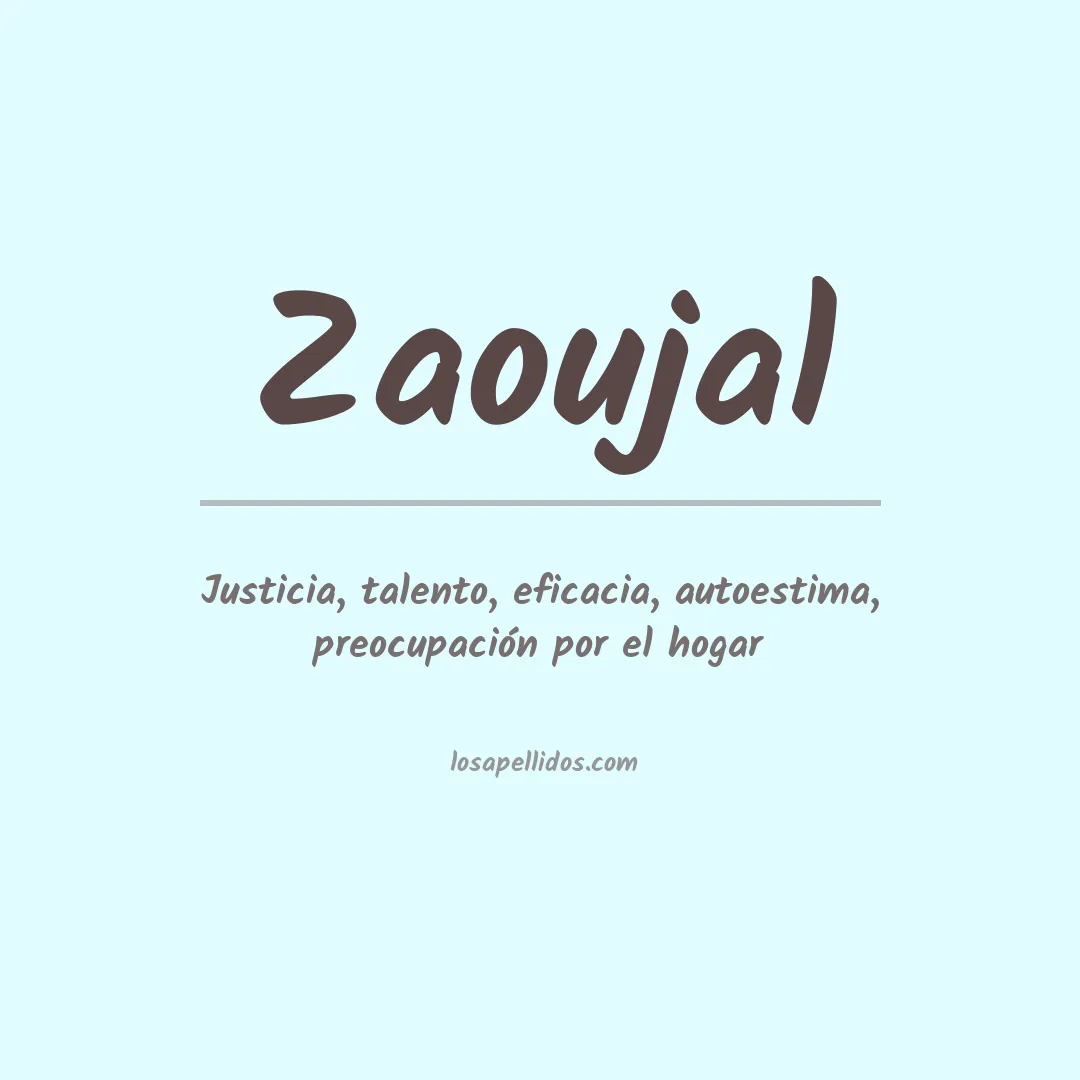 Apellido Zaoujal