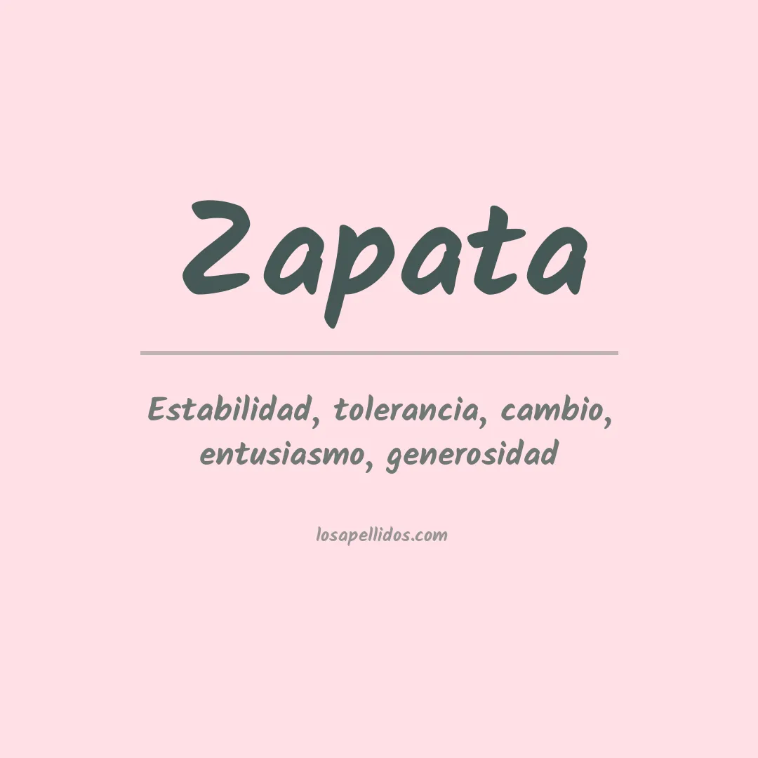 Apellido Zapata
