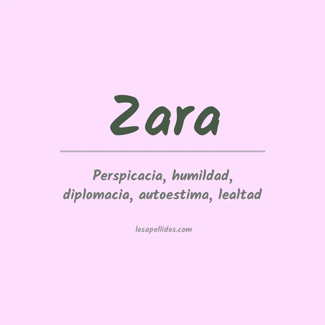 Apellido Zara