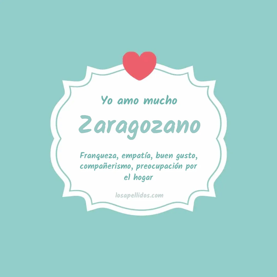 Yo amo mucho Zaragozano