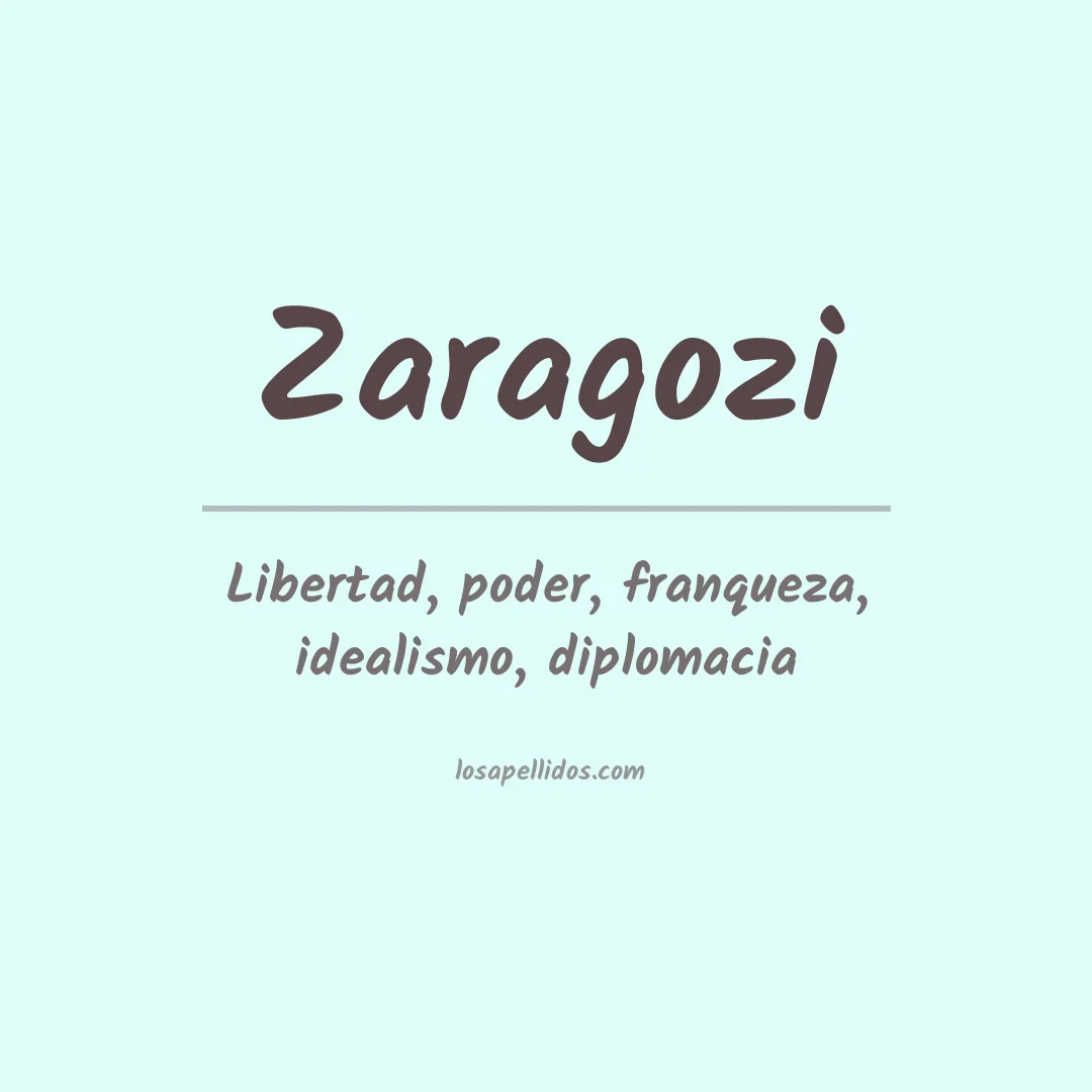 Apellido Zaragozi