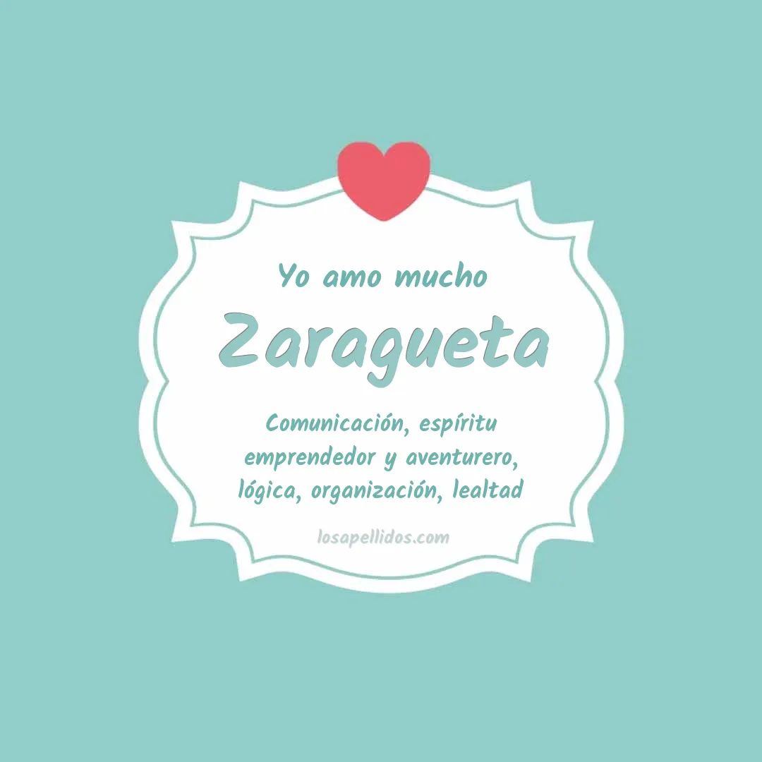Yo amo mucho Zaragueta