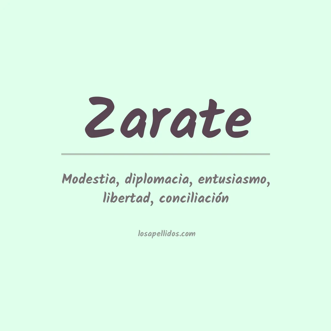 Apellido Zarate