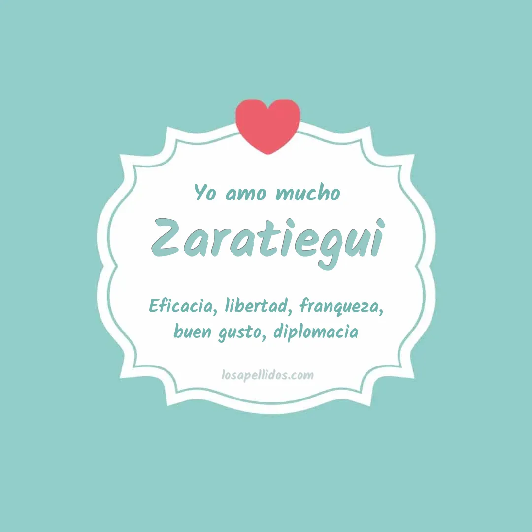 Yo amo mucho Zaratiegui