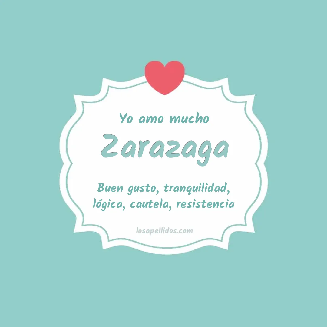 Yo amo mucho Zarazaga