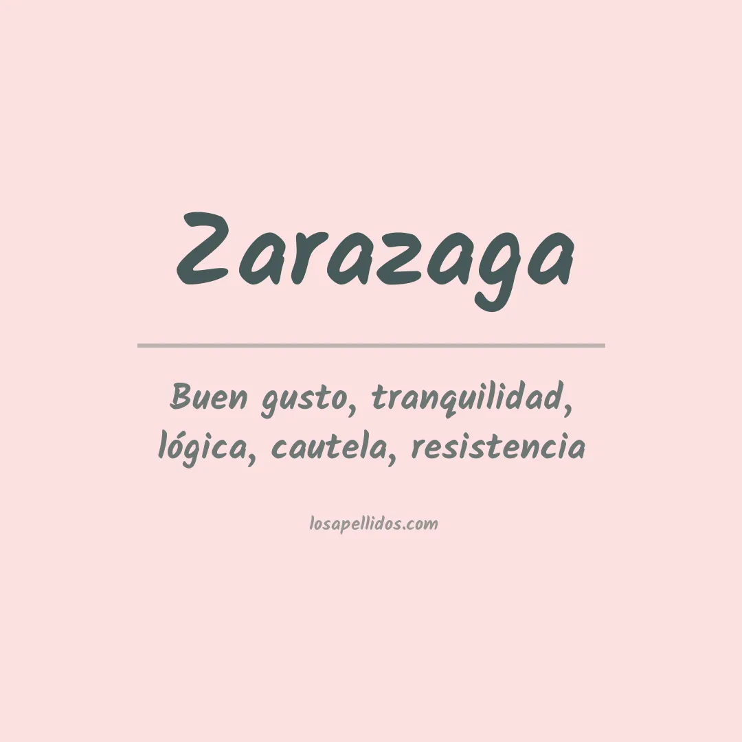 Apellido Zarazaga