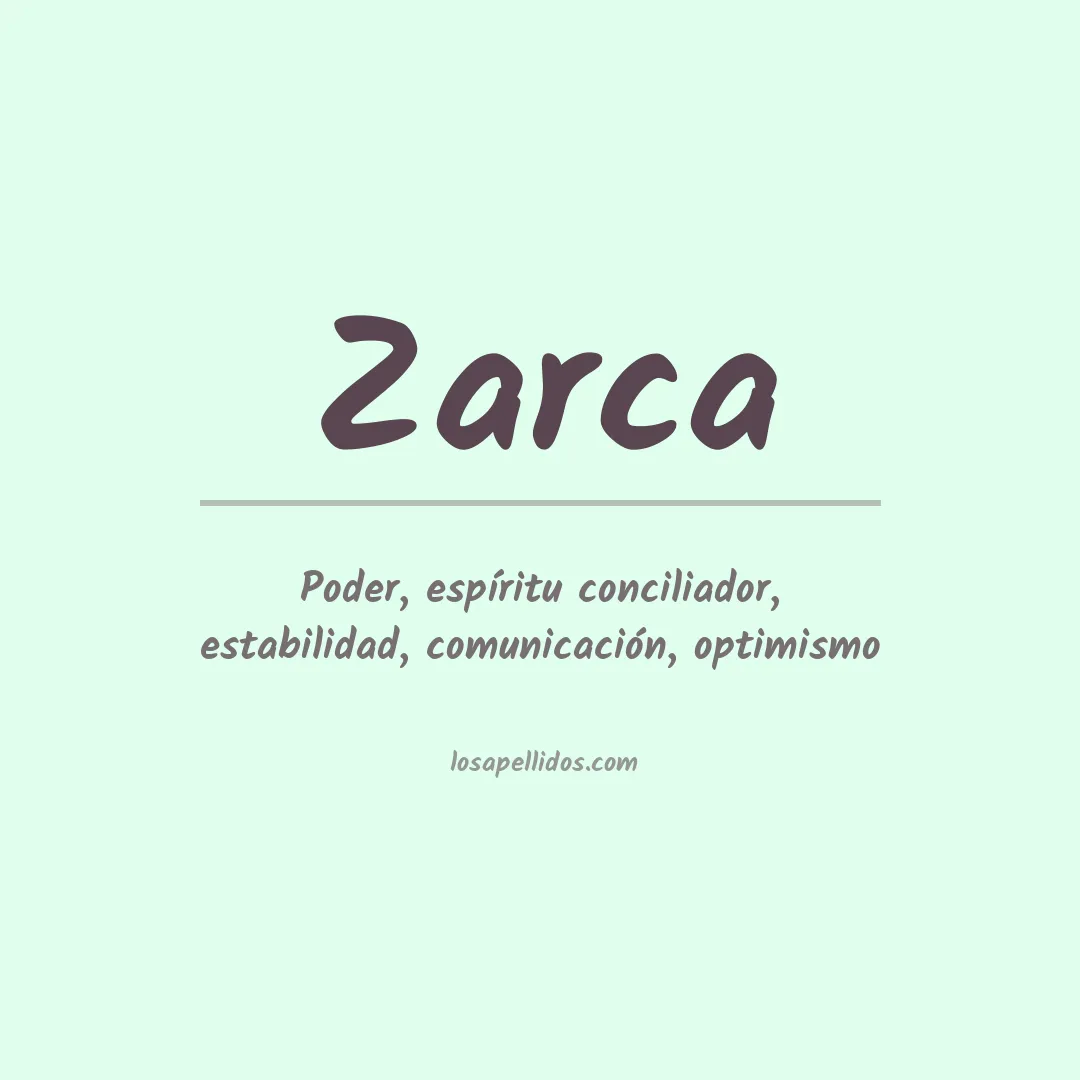 Apellido Zarca
