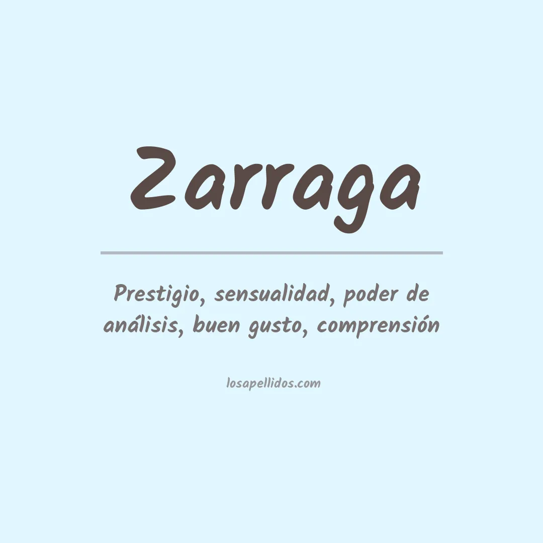 Apellido Zarraga