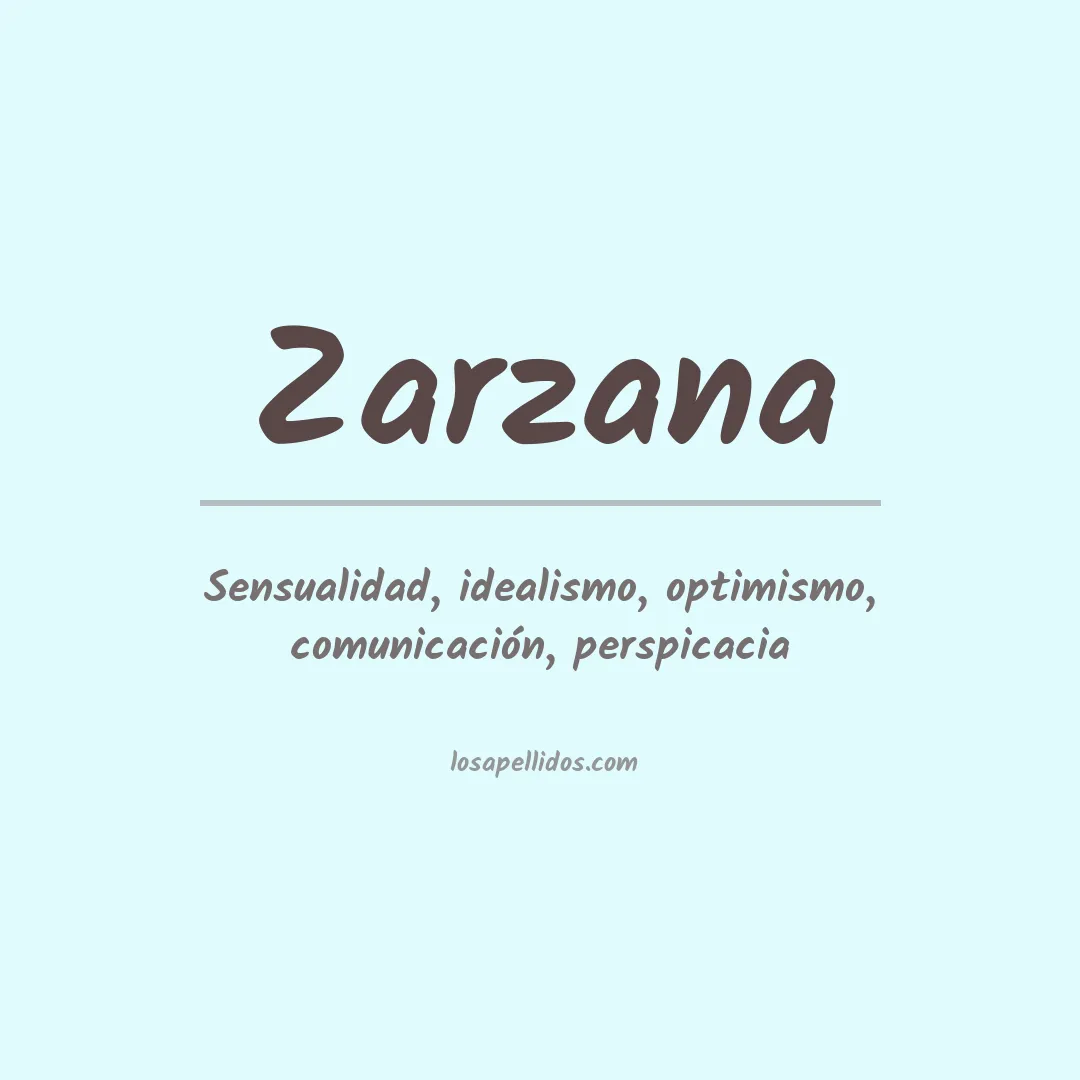 Apellido Zarzana
