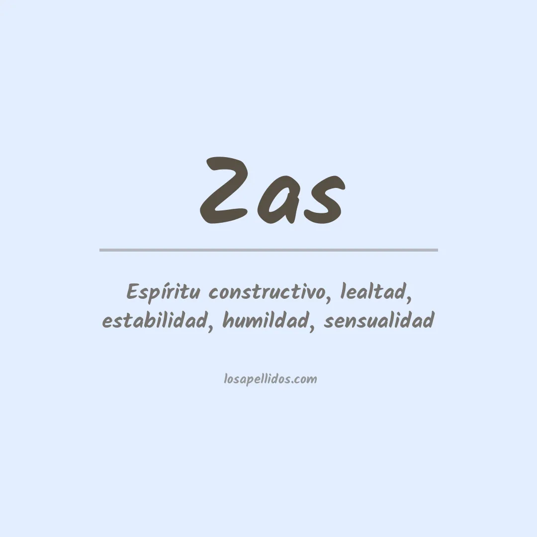 Apellido Zas