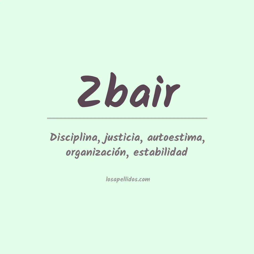 Apellido Zbair