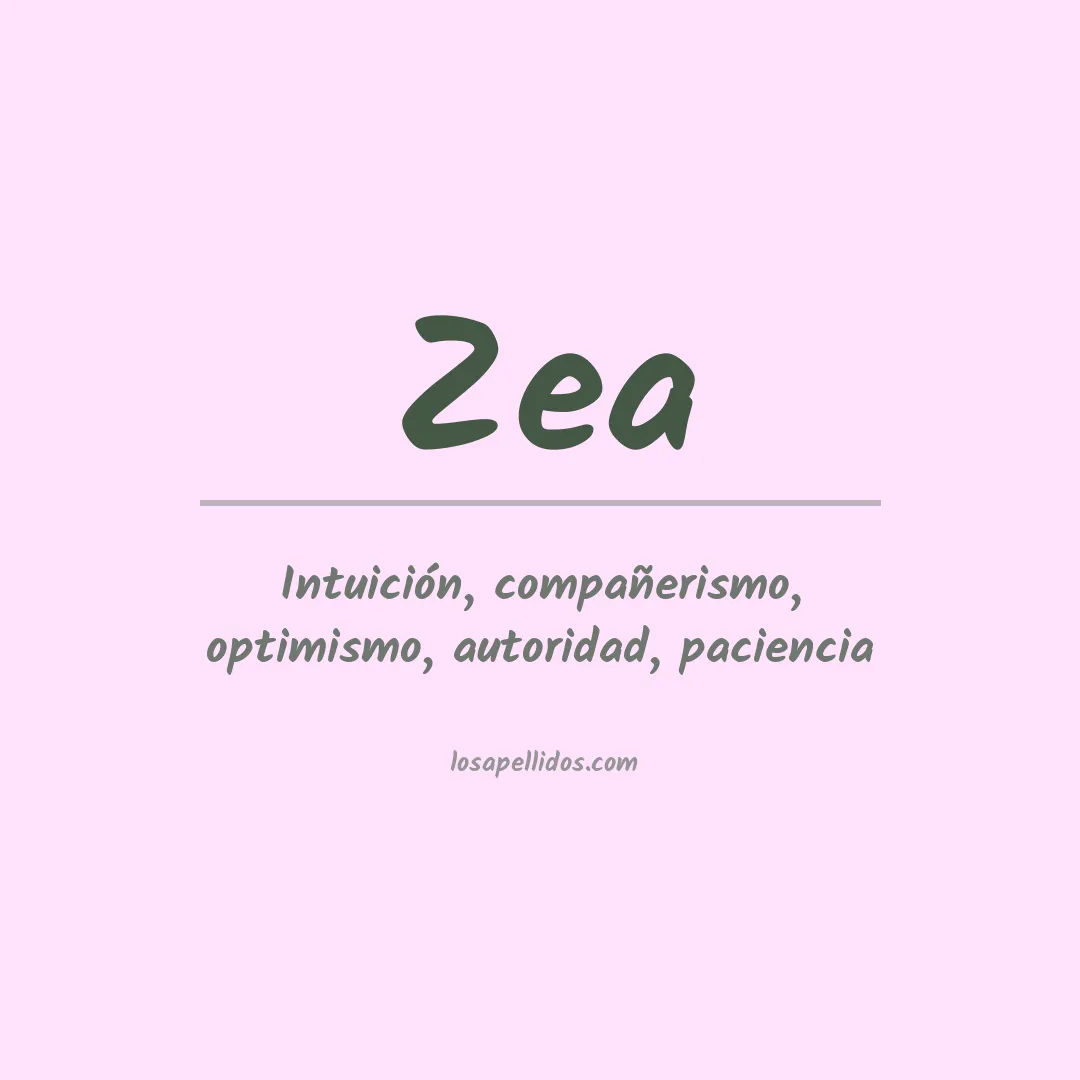 Apellido Zea