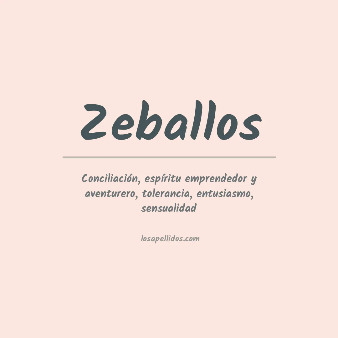 Apellido Zeballos
