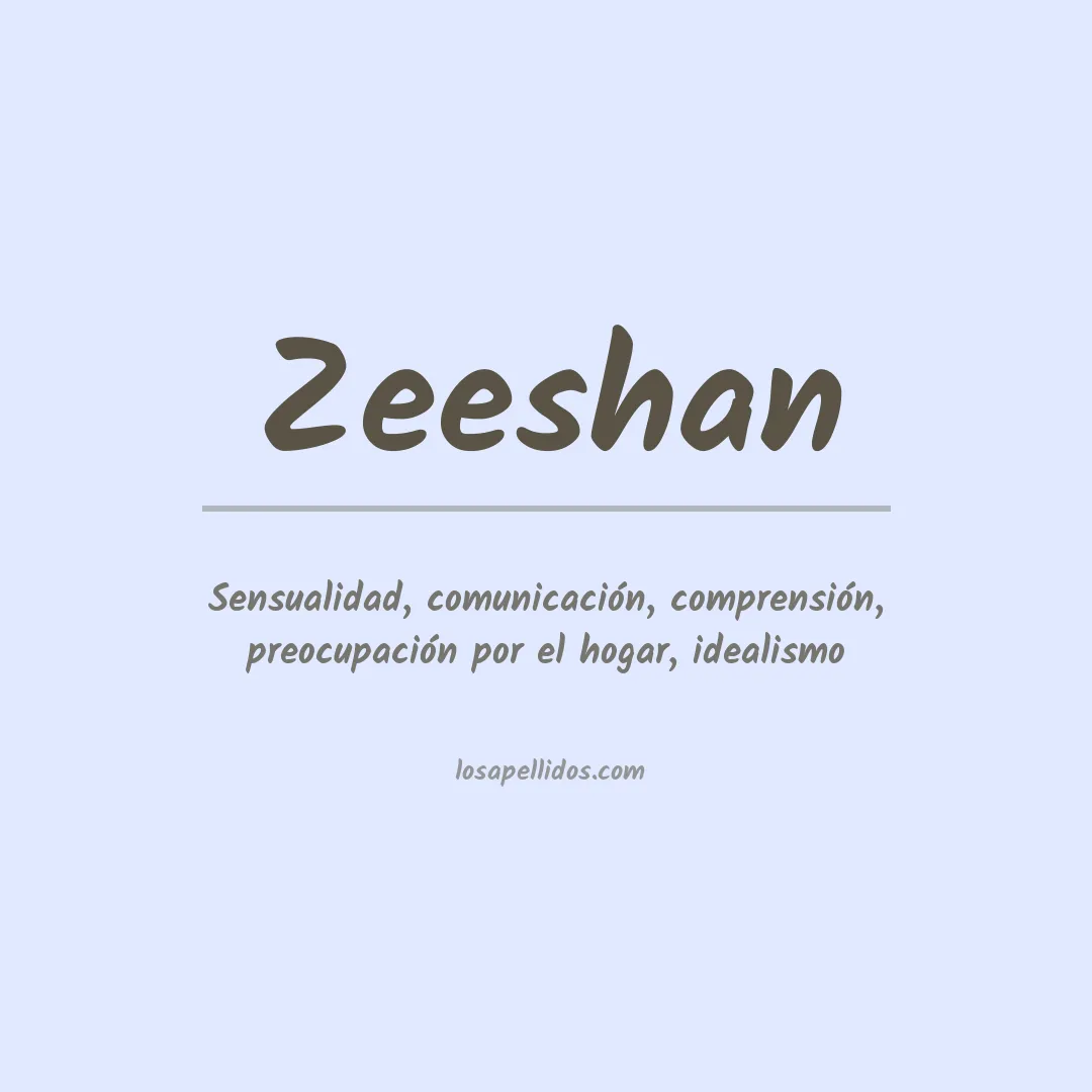 Apellido Zeeshan