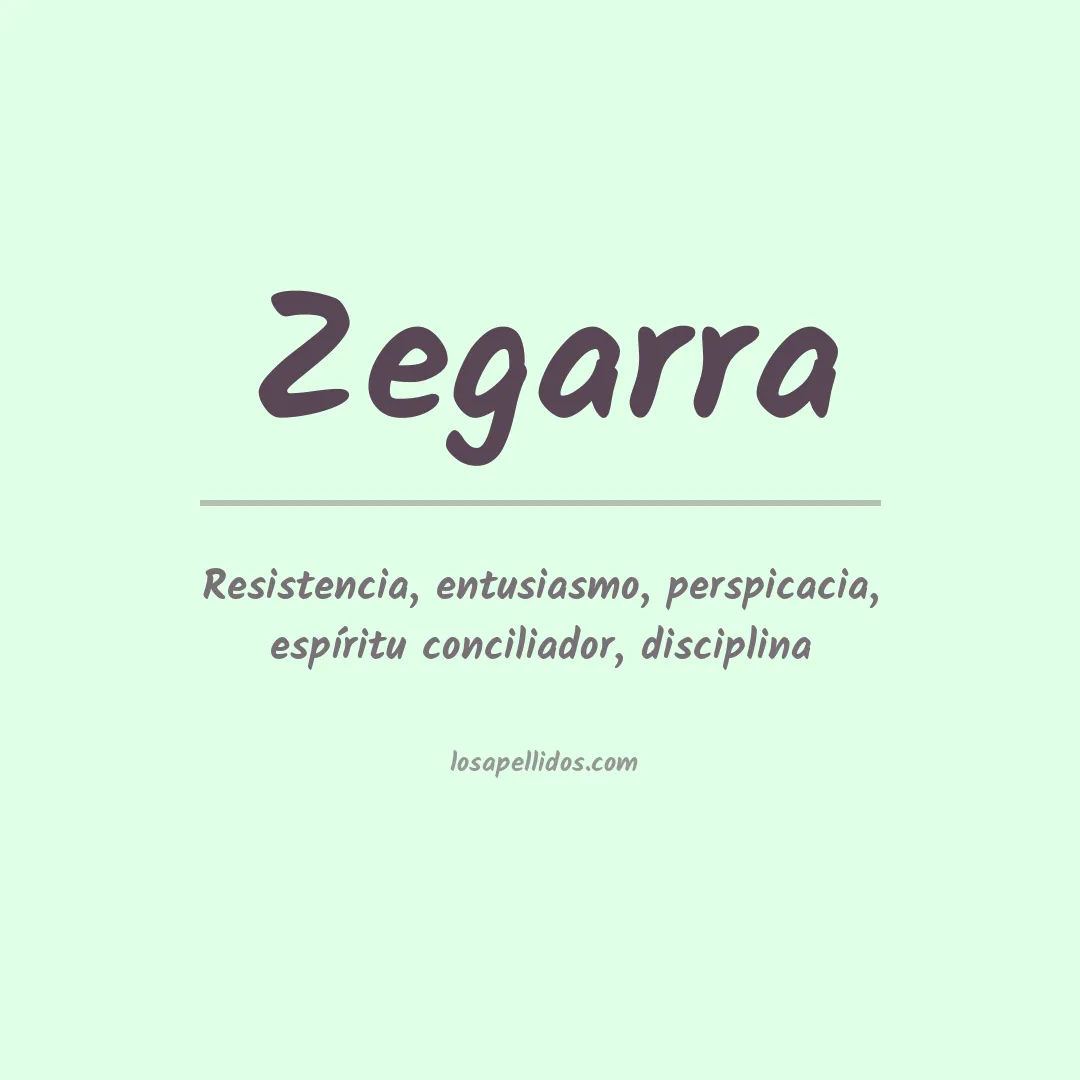 Apellido Zegarra