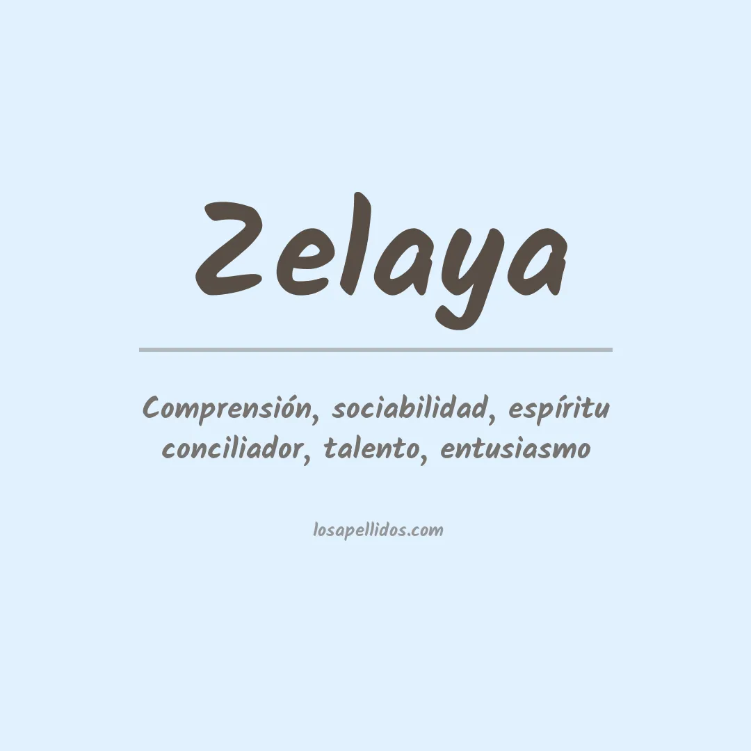 Apellido Zelaya
