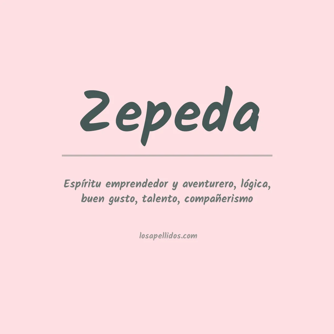 Apellido Zepeda