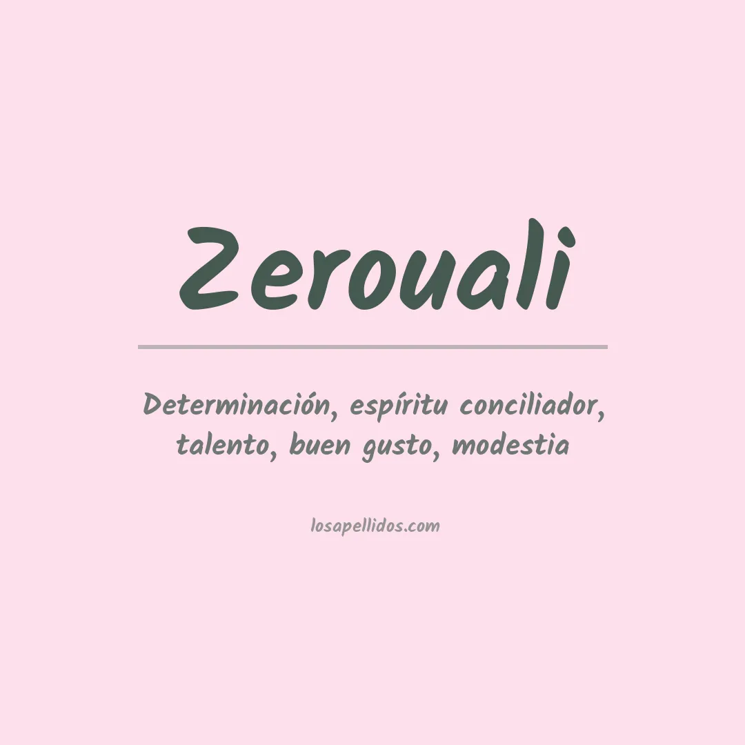 Apellido Zerouali