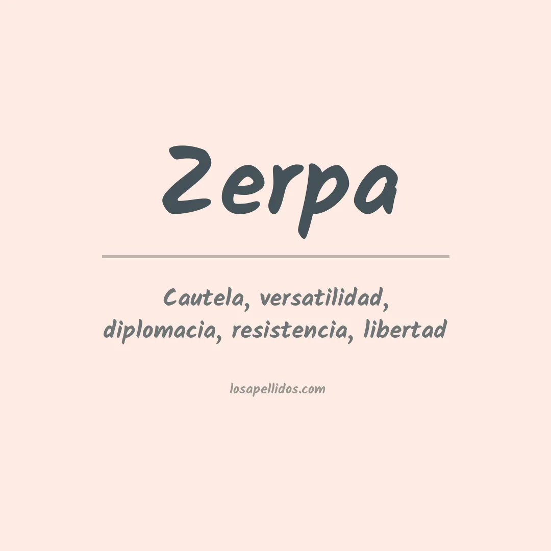 Apellido Zerpa