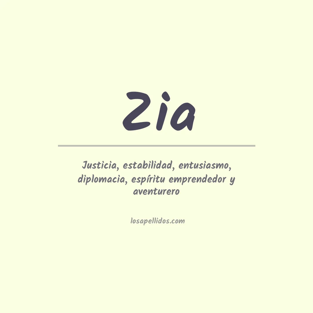 Apellido Zia
