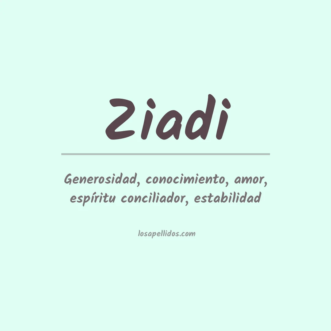 Apellido Ziadi