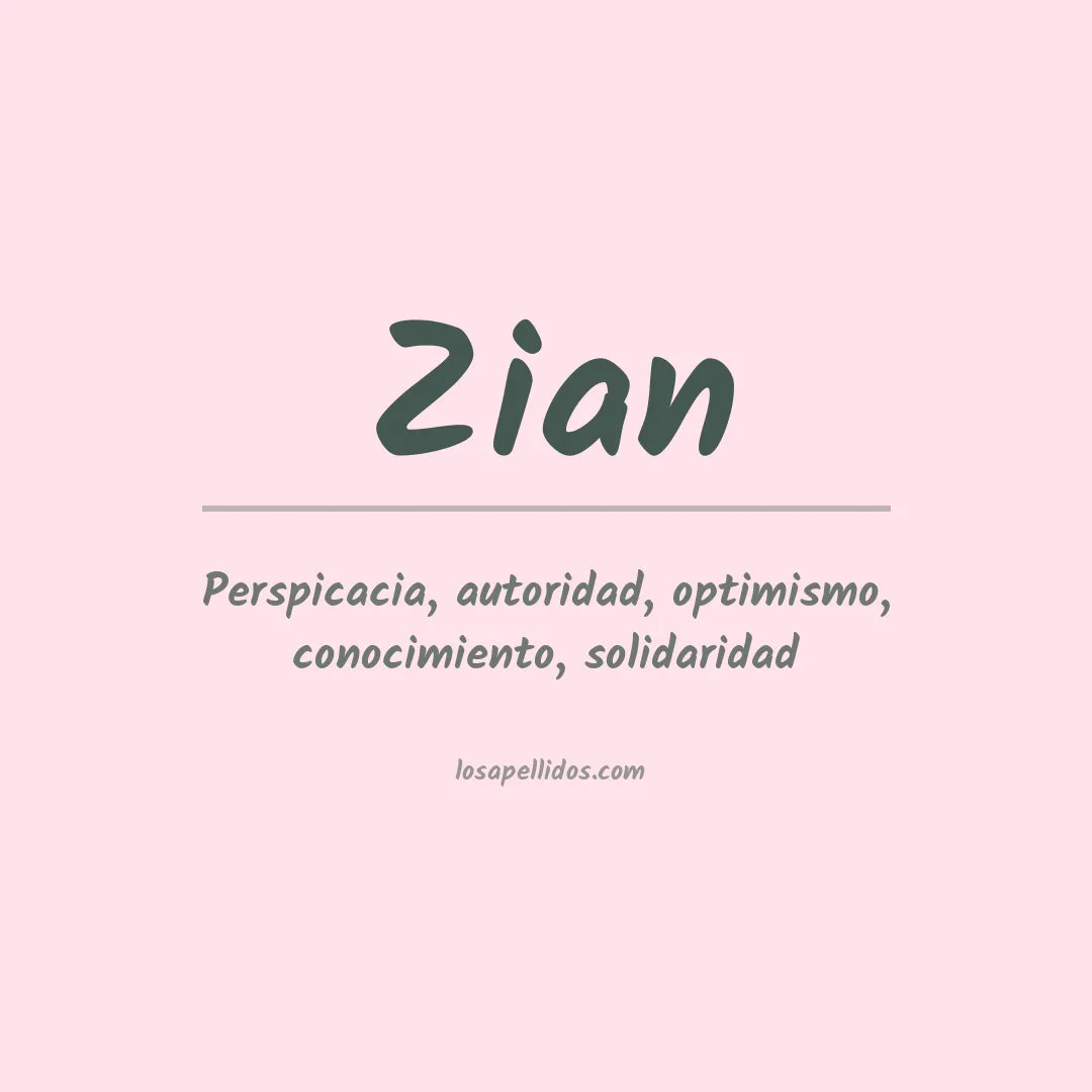 Apellido Zian