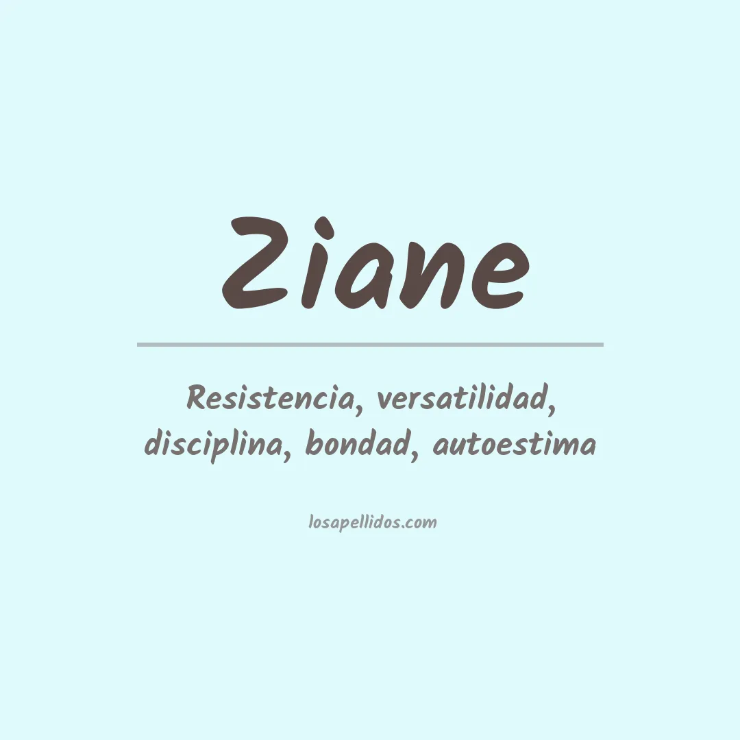 Apellido Ziane