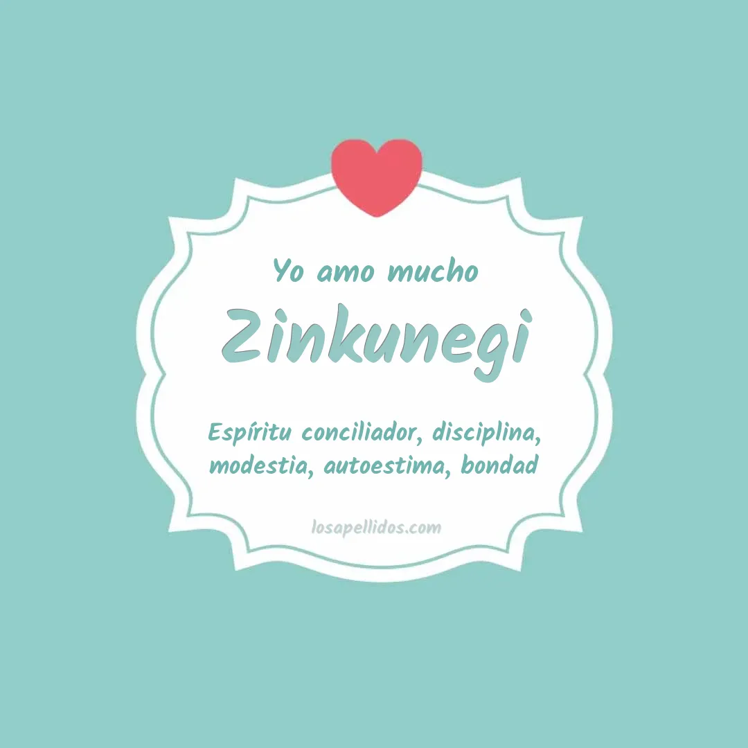 Yo amo mucho Zinkunegi