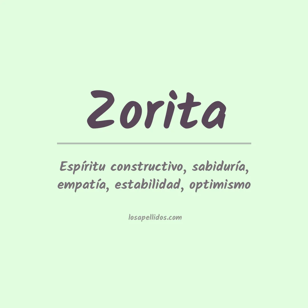 Apellido Zorita