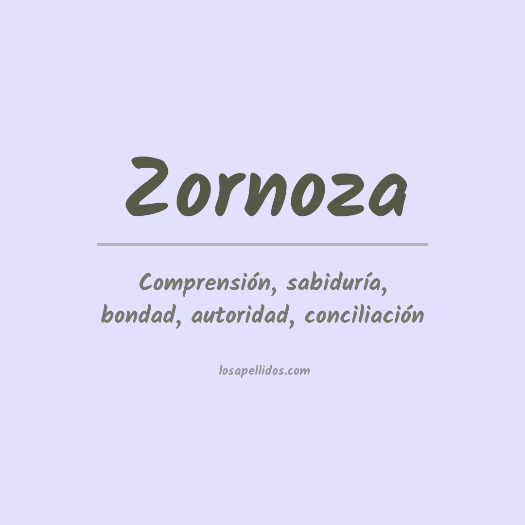 Apellido Zornoza