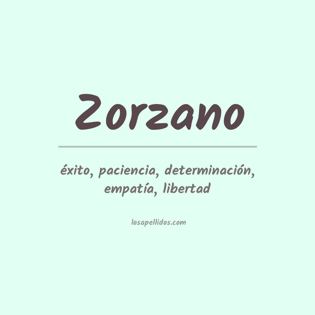 Apellido Zorzano
