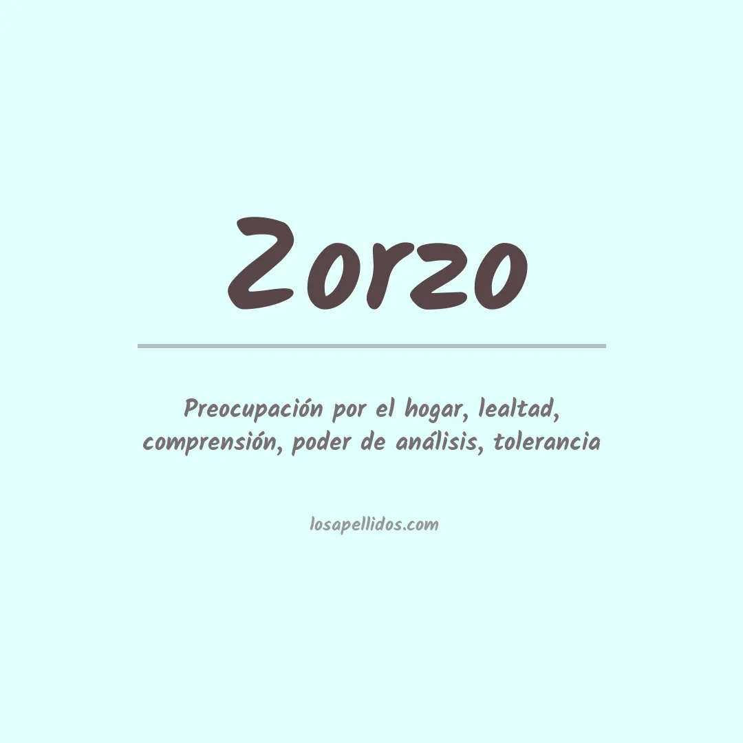 Apellido Zorzo