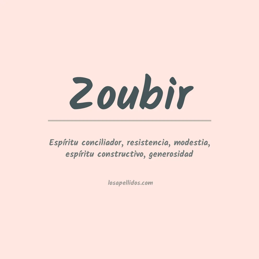 Apellido Zoubir