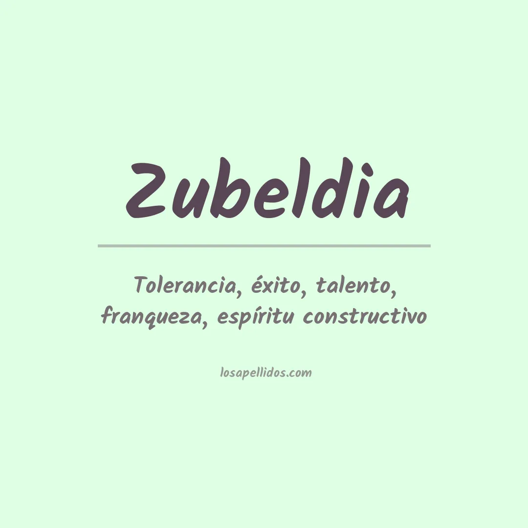 Apellido Zubeldia