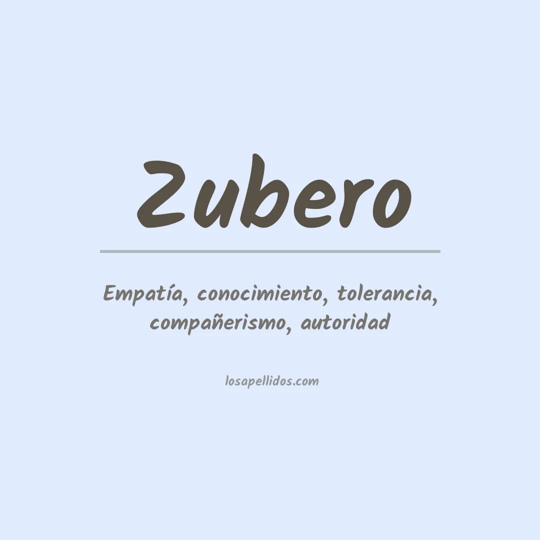 Apellido Zubero