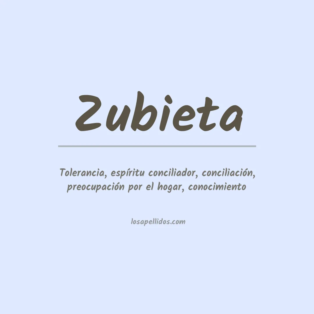 Apellido Zubieta