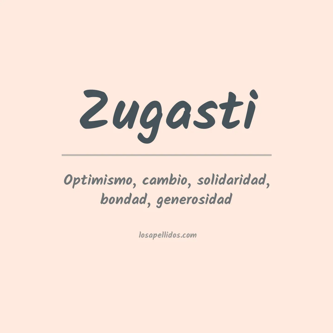 Apellido Zugasti