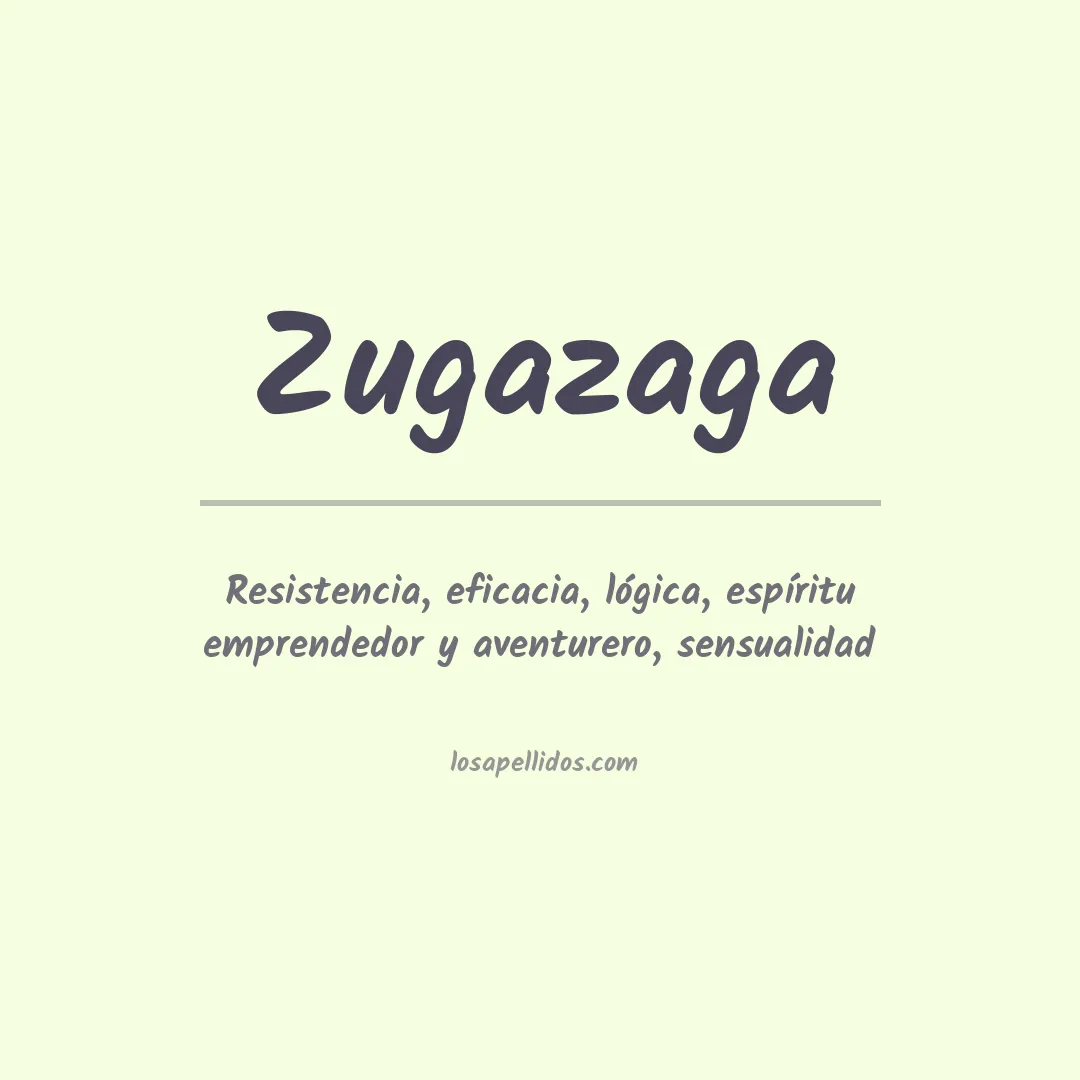Significado del Apellido Zugazaga