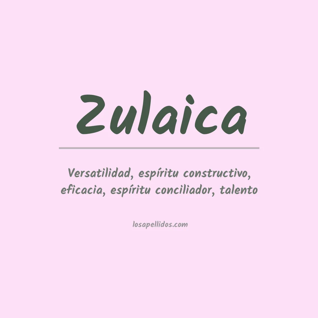 Apellido Zulaica