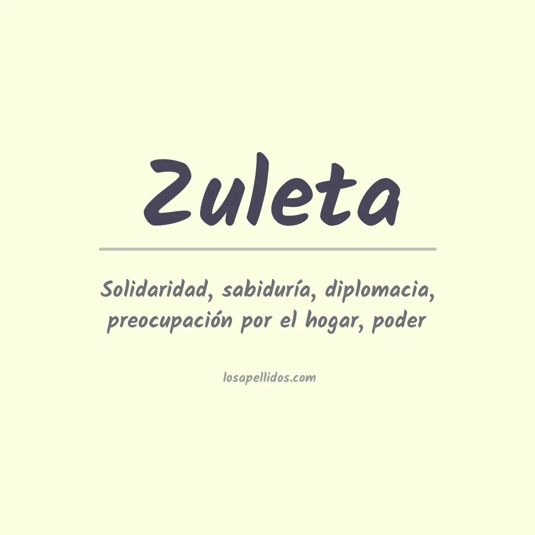 Apellido Zuleta