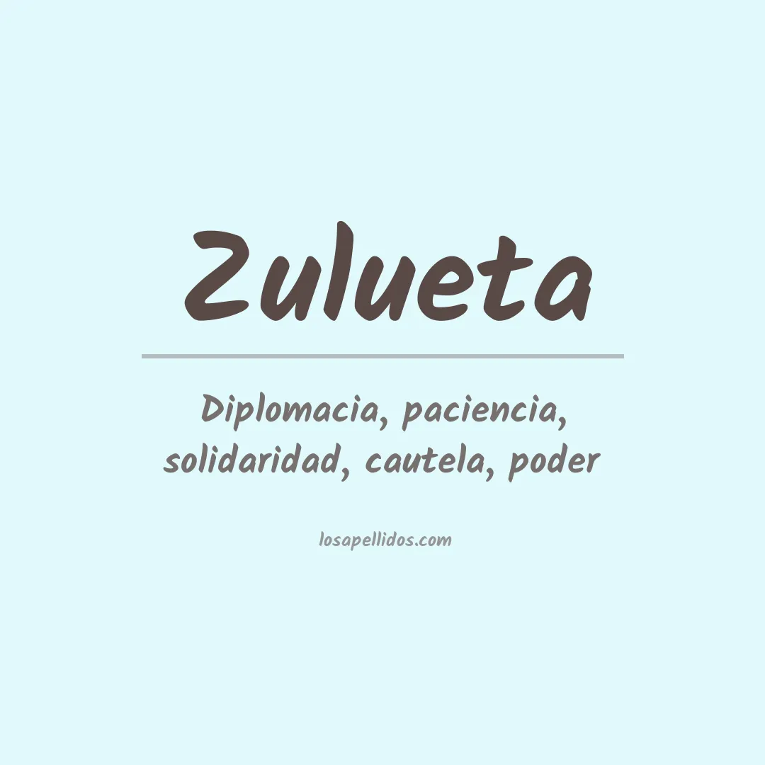 Apellido Zulueta