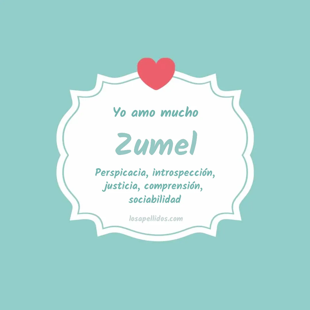 Yo amo mucho Zumel
