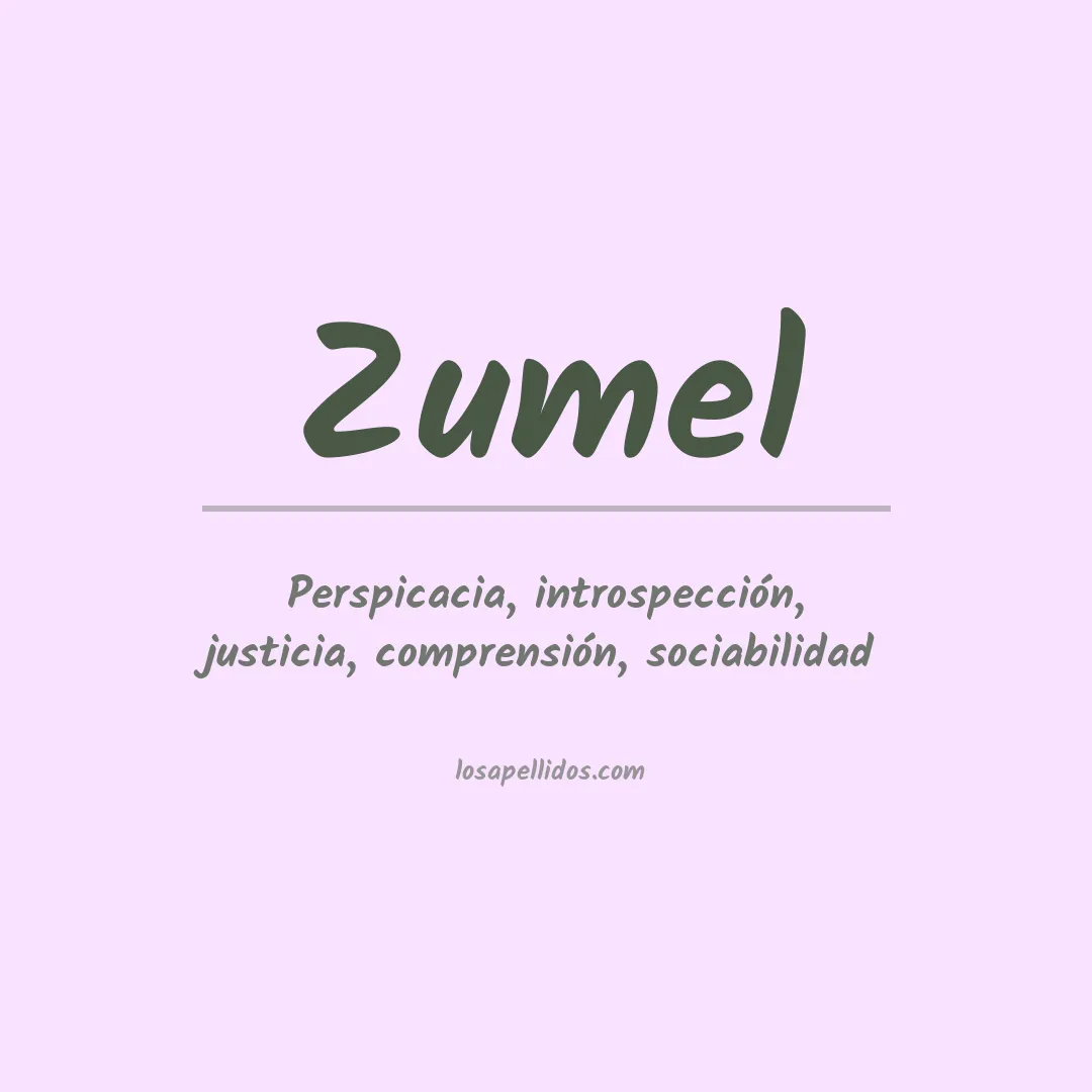 Apellido Zumel