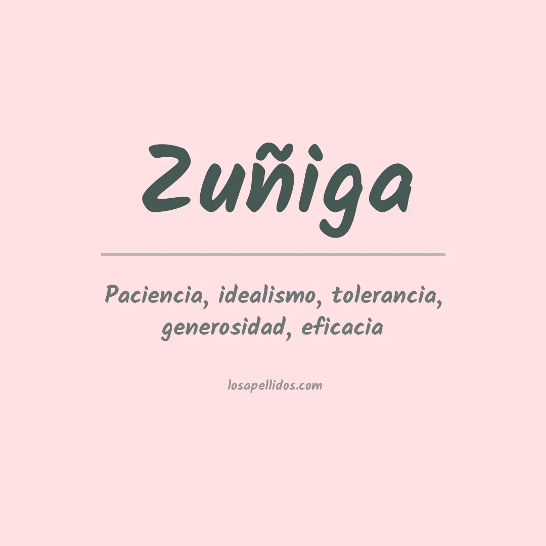 Apellido Zuñiga