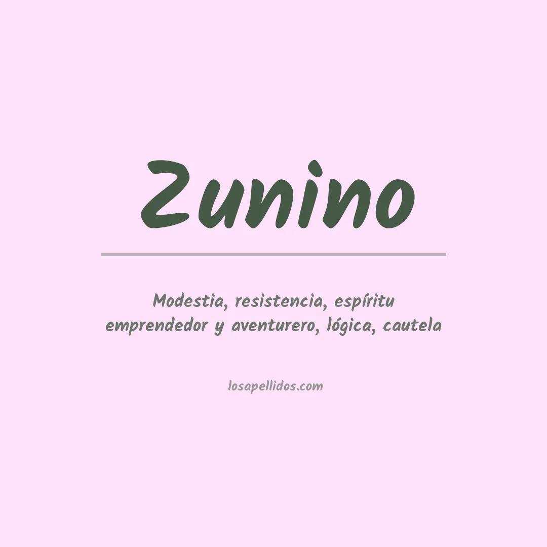 Apellido Zunino
