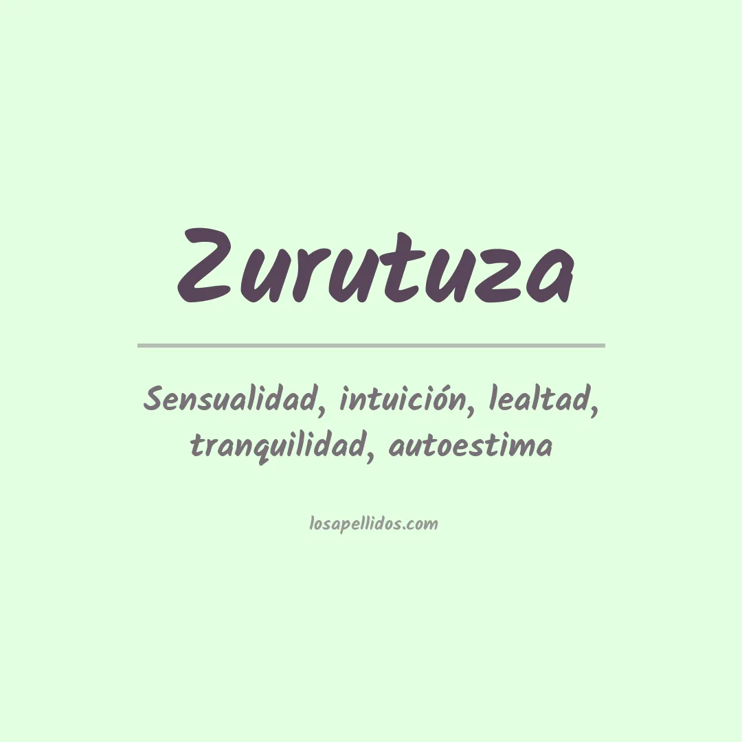 Apellido Zurutuza